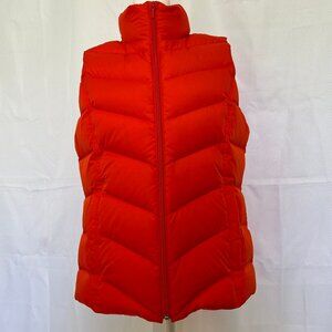 Lands' End Women's Full Zipper Puffer Vest Medium 10-12